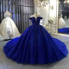 Blue Wedding Gown